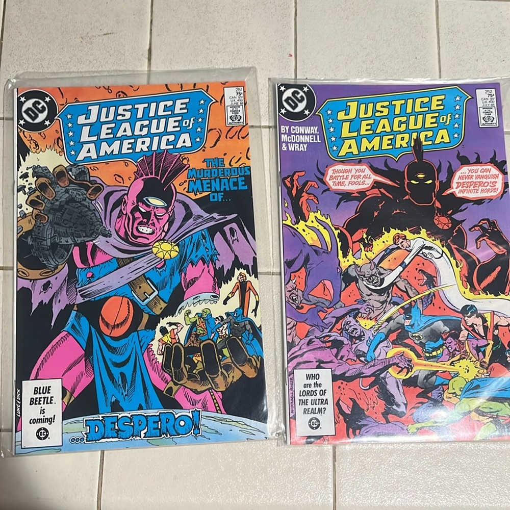 Vintage 1983 #1 Annual sealed & 1986 #250-2